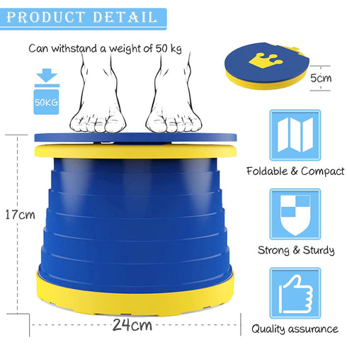 TZONOT Portable Potty Seat, Toddler Folding Training Toilet Chair Kids Travel Foldable Potty Indoor Outdoor