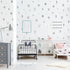 Stylish Animal Wall Stickers - Nursery, Toddler, Kids Jungle Designs, Easy to Apply Baby Wall Stickers