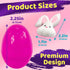 stargo 36 Pack Colorful Prefilled Easter Eggs bulk with mochi Squishy Easter toys - Plastic easter Eggs with squshies