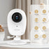 ebemate 1080P Vision,1500Ft EU2se Smart Video Baby Monitor with Camera,No Glow Night Long Range,Baby Monitoring