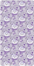 miaozhen Cotton Baby Crib Sheets Soft Lavender Bear Winter Toddler Cirb Bedding Cover