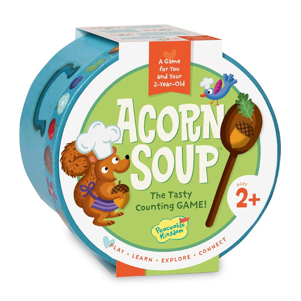 Peaceable Kingdom Acorn Soup Game - Educational Games for Toddlers, Includes Instructions