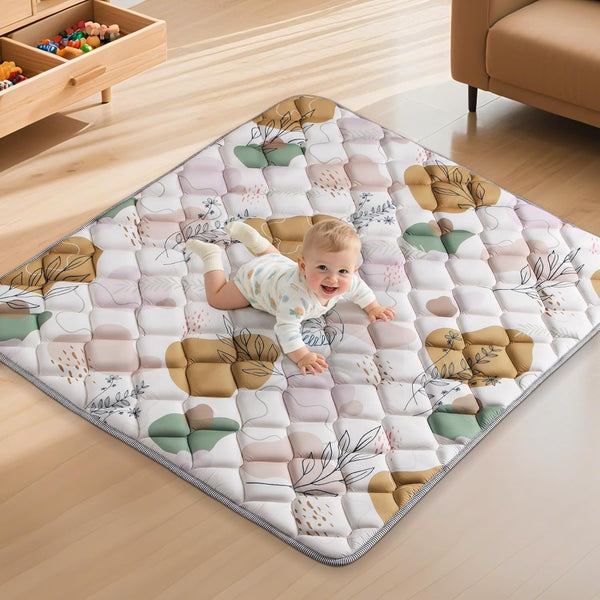 47x47IN Baby Play Mat - Tummy Time Mat for Babies 6-12 Months