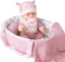 Enjoyin 12'' Baby Doll Playset with Washable Doll Accessories Includes Carrier Bassinet Bed,