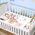 SyXIOP 28" 52" Cartoon Cute Animal Face Cooling Baby Fitted Crib Mattress x Breathable Padded Crib for Kids, Adult