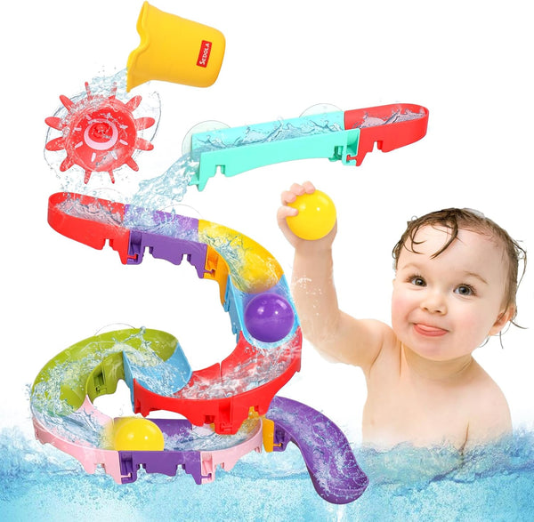 Fajiabao Toddler Bath Toys for Kids Ages 1-3 3-5 Bathtub Toys DIY