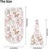 Nanyizly Set 0-6m Watercolor Cute Animals Newborns Beanie Swaddle Blanket Baby Receiving Blankets for Infant Boy Girl