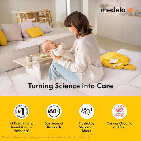 1.34 oz Medela Organic Nipple Cream & Pumping Lubricant, Soothes & Nourishes for Breastfeeding, Made with Natural