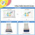 Set 3 Set Sunny Side Up On The Go Toddler Sheet - Piece Toddler Bedding Includes Pillow Cover - Super Soft Microfiber