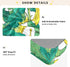 Bseiialft 52 28 Banana Leaves Tropical Crib Sheets for Boys Girls Soft and Breathable Cotton Baby Sheets for Standard