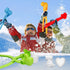 Holady 4PCS Large Size Snowball Maker Clip,Snowball Maker Tool with Handle for Snow Ball Fights, Snow Toys Kids Winter