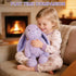 SuzziPals Heatable & Coolable Purple Bunny Stuffed Animal Heating Pad for Soothing & Relaxation, Lavender Purple Bunny