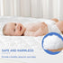 1 Pack 4" 9", 52"x28", GRT Waterproof Crib Mattress Protector, Quilted Baby Mattress Cover Fitted Deep Pocket from up