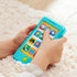 Pretend Toddler Play Phone, Learning Toy Set with Keyfob and Credit Cards, Kids Cellphone Toys for 1-3 Year Olds
