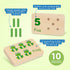 Counting 55 TOOKYLAND Peg Board Toddler Toys, Wooden Toys with Pegs, Wooden Math Manipulatives,Montessori Math