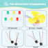 Set 8-12 GiftAmaz Paper Circuits Kit for Kids, STEM Electric Circuit Motors Kit, Child-Friendly Paper Circuit Board, DC