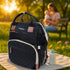 SnuggyBaby. Backpack SNUGGY BABY Diaper Bag with Changing Station, Diaper with Changing Pad, Portable Diaper Organizer