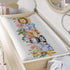 Jungle Safari Animals Changing Pad Covers, Unisex Tropical Leaves Flowers for Boys Girls, 32''x16'' Ultra Soft Sheets
