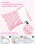 2 Pack 13"x 18" 14"x19" ALVABABY Toddler Pillowcases Organic Cotton Fit or Kids Pillow Cover Envelope for Girl Boy