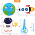 7 8 9 10 11 12 Set 11 CiyvoLyeen Space Sewing Kit for Kids Solar System DIY Activity Kids Felt Craft Supplies for Girls