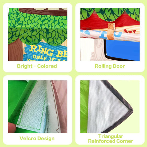 SweHouse Kids Play Tents for Boys, Indoor and Outdoor Tent for Children, Playhouse Gifts for Christmas Birthday (Kids