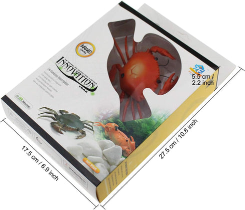 Tipmant RC Crab Animal Toy Remote Control Car Vehicle Electronic Fake Insect for Kids Birthday Gift Christmas Halloween