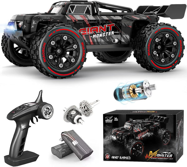 WIAORCHI 1:16 Scale All Terrain Fast RC Cars for Adults 40KPH, 4WD Electric