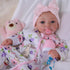 18-Inch 3+ BABESIDE Reborn Baby Doll Girl Realistic Lifelike Bebe Reborn de Silicona with Bunny Outfit, Magnetic