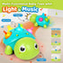 6-12Months, Tummy 0-1 TSYAN Baby Toys Musical Turtle Crawling Infant Toys, Time & Infant Toys with Light & Sound,Early