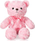 16 Inches Girl's First Bear Plush, Soft Cute Bear with Bow, Birthday Gifts for Girls