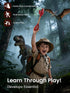 2 16.9'' PCS Dinosaur Grabber Toy, Dino Grabber Claw for Kids, Durable Plastic Dinosaur Claws Pickup Tool, Children
