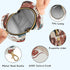 YETTASBIN Chinese Dragon Portable Pacifier Holder Case with Metal Hook Buckle & Zipper for Diaper Bag and Stroller