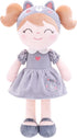 Gloveleya Baby Doll Girl Gifts, Soft Plush Kitty Cat Doll 12" with Gift Box