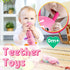 Baby Toys Musical Caterpillar - Soft Sensory Stuffed Animal Toys with Crinkle and Rattles, Pink