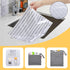 2Pack Damero Breast Pump Parts Bag, Wet Bag for Breast Pump Parts Storage with Waterproof Mat, Black Strips
