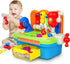 Cinne Toddler Tool Set Age 1-2, Baby Workbench with Light & Sound, Shape Sorter, Toys for 1 Year Old Boy