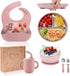 Bathchef Toddler Plates and Bowls Set Stainless Steel - Baby Feeding Set Strong