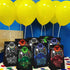 24 Pieces Video Game Party Candy Bags, 4 Designs Goodie Bags for Themed Birthday Party with Stickers