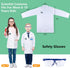 INNOCHEER Kids Science Experiment Kit with Lab Coat, Scientist Costume Dress Up for Boys and Girls Age 6+
