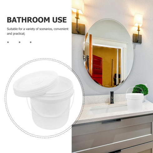 Portable Round Diaper Wipe Holder - A Convenient Bucket for Bathroom Wipes
