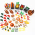 188pcs Set, City Food Bricks Picnic Toys Friends Kitchen Fram Restaurant DIY Pieces Parts Ice-Cream-Cupcakes
