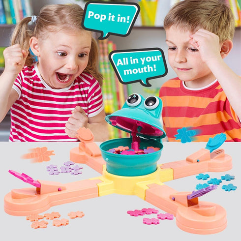 Classic Feed Frog Board Game,Multiplayer Athletic Game,Frog Eating Bugs Game,Exercise The Speed of The Reaction Game,Surprise Exciting Family and Friend Party Games,Suitable for Kid
