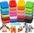 ESSENSON Magic Clay - Air Dry Clay 24 Colors, Soft & Ultra Light Modeling Clay with Tools, Gifts for Kids Age 3-8+.