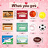 30Pcs OCHIDO Valentine's Greeting Cards With Sports Squeeze Balls Kits,Kids Valentine Cards Exchange,School Valentines