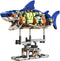 INSOON Mechanical Shark Building Set with LED Light, 687 PCS Movable Ocean