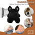 Black German Shepherd Dog Plush Stuffed Animals, Microwavable Black Lab Heating Pad, Heated Puppy Plushie for Warmth