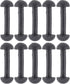 ApplianPar Replacement Leg Band Connectors for Vintage Figures Toys, Black Rubber Pack of 10