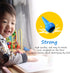 Gibot 12 Colors Palm Grip Crayons for Toddlers, Safe Stackable Toys for Kids, Boys and Girls