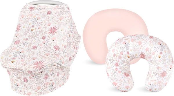 Nursing Pillow Covers & Baby Carseat Cover, Breastfeeding Pillow Cover & Infant