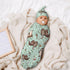 Osvbs Sets, Cute Sea Otters Newborn Swaddle Blankets Beanie Hat Soft Otter Baby Stuff Blanket Swaddle Sack for Baby